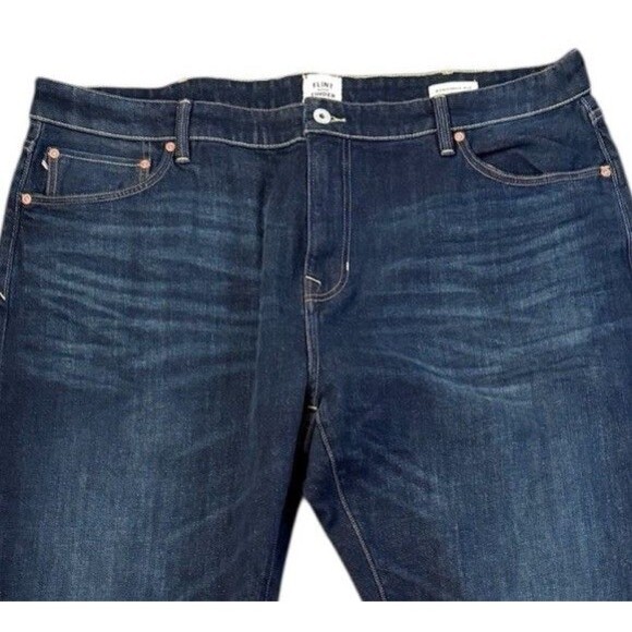 Flint and Tinder Straight Fit Dark Wash Denim Jeans Men’s Size 40 By 34 - Picture 4 of 8